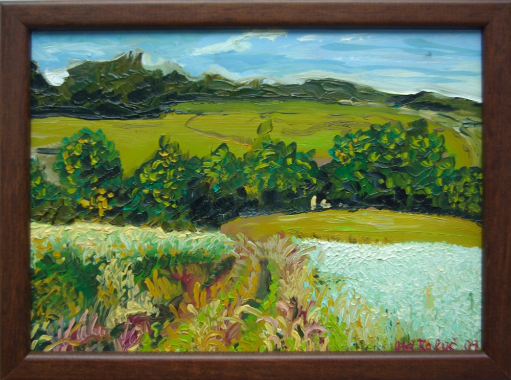 2009 — (26) Krajina za Jaroslavlí, A,O,S, cca 17,5x22,5cm
